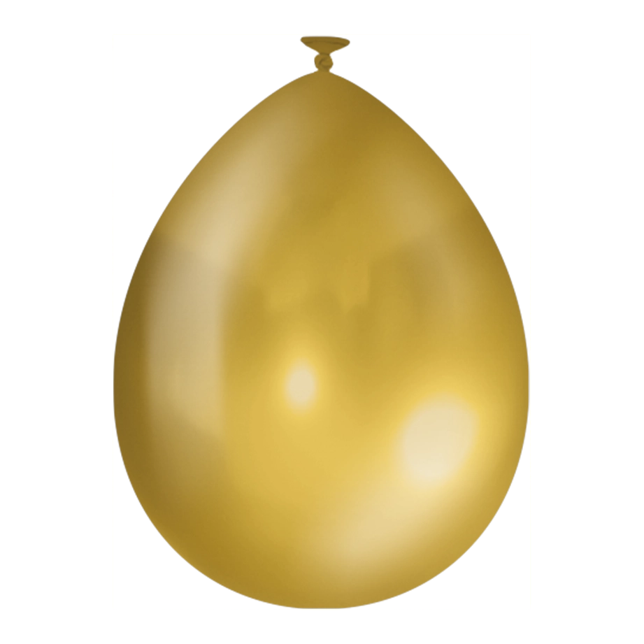 Metallic Gouden ballonnen 25 stuks 30cm
