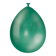 Metallic Groene ballonnen 10 stuks 30cm