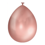 Metallic Rose Gouden ballonnen 50 stuks 30cm