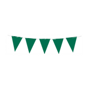 Mini vlaggenlijn donker groen 3m