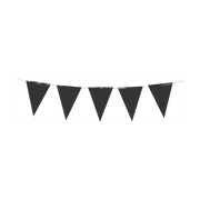 Mini vlaggenlijn zwart 3m