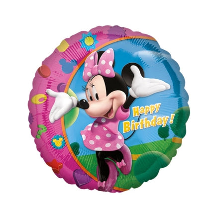 Minnie Mouse Happy Birthday folieballon 43cm