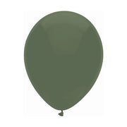 Mosgroene ballonnen 10 stuks 30cm