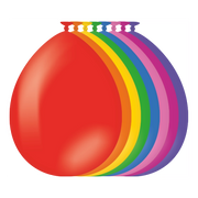 Multikleur ballonnen 10 stuks 30cm