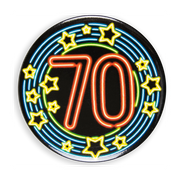 Neon button - 70 jaar