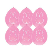 Nijntje ballonnen roze 6 stuks 30cm
