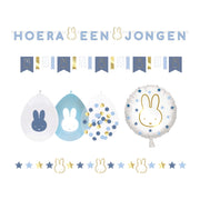 Nijntje geboorte Versierings Pakket - Hoera een Jongen M