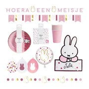 Nijntje geboorte Versierings Pakket - Hoera een Meisje XL