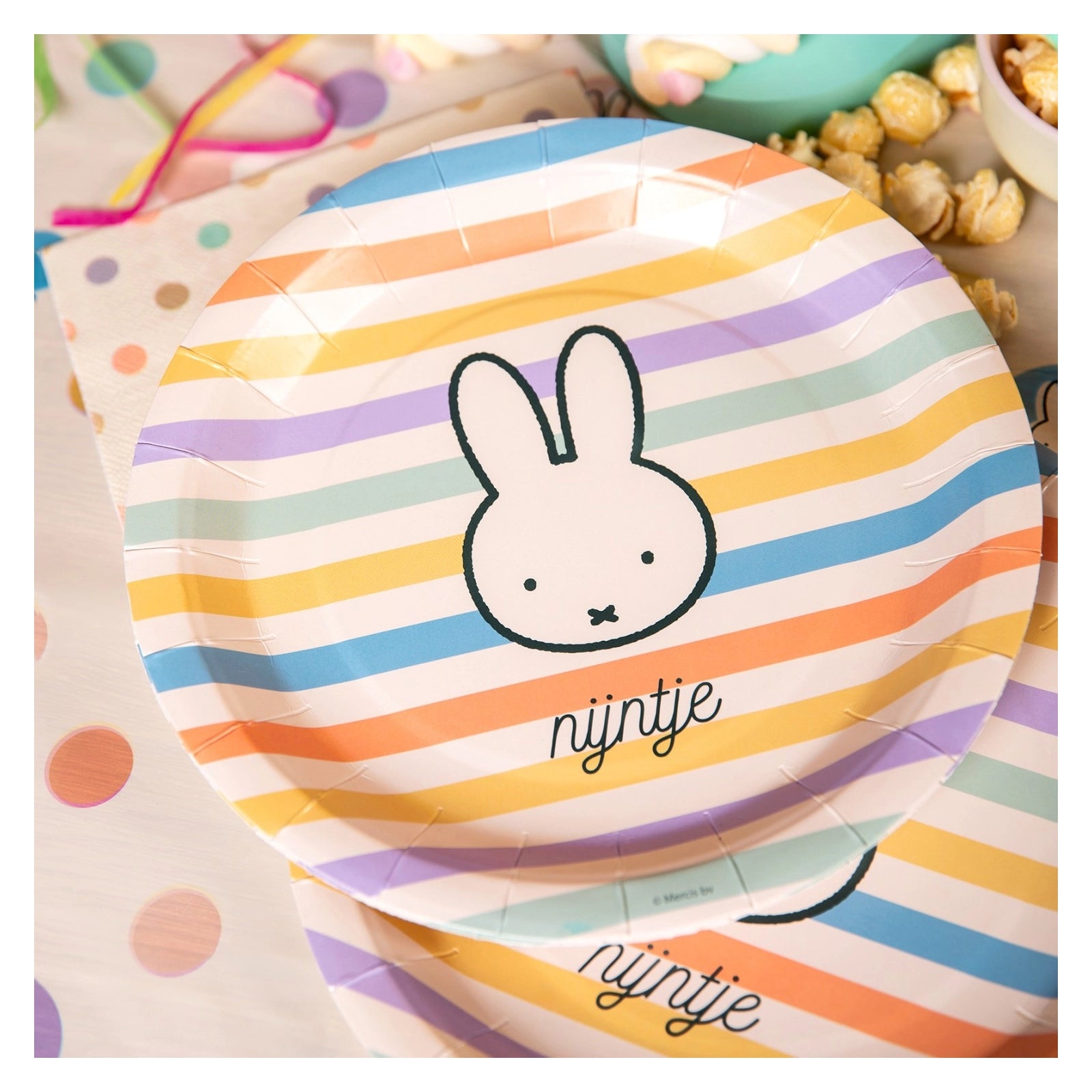 Nijntje papieren borden 23cm 8 stuks