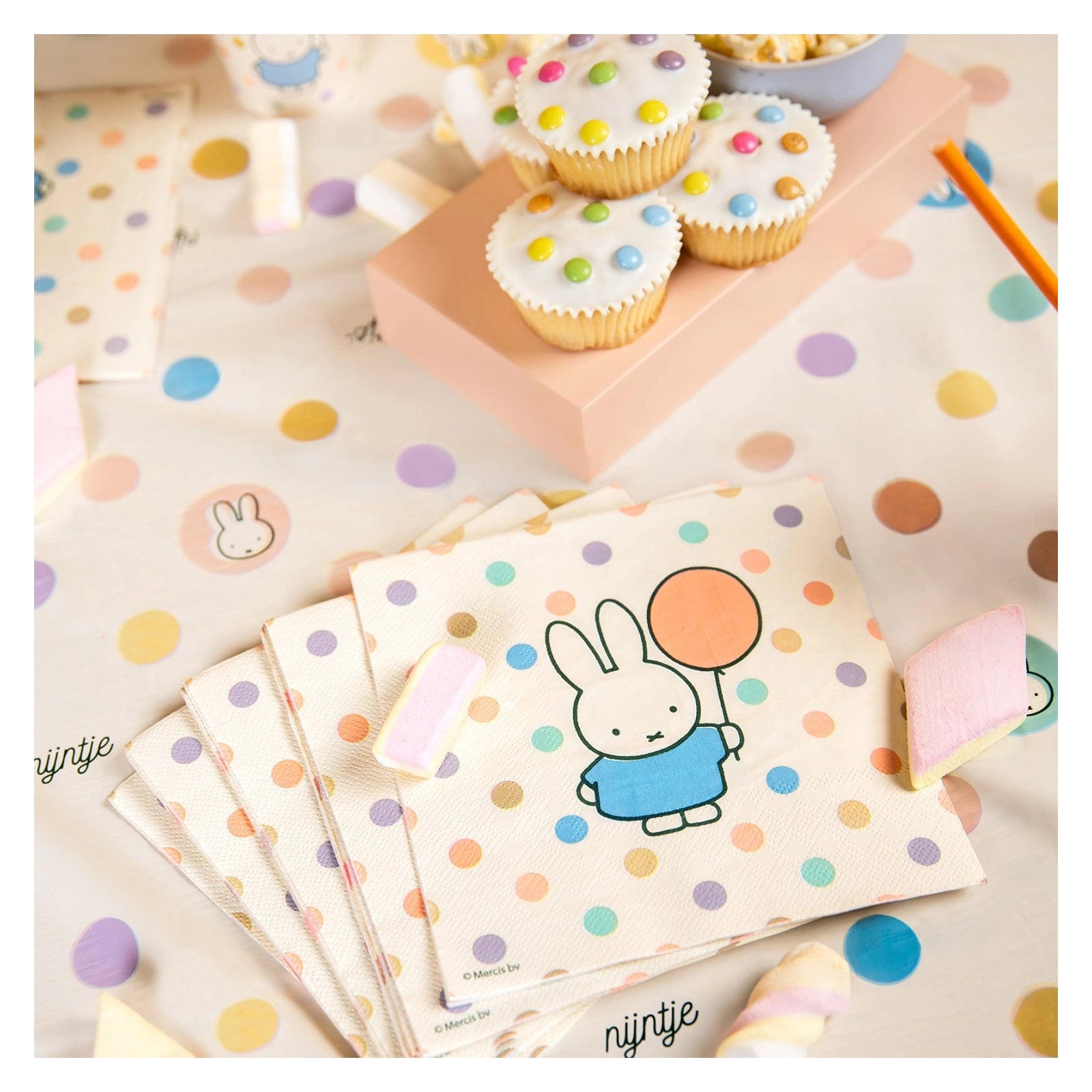 Nijntje papieren servetten 33x33cm 20 stuks