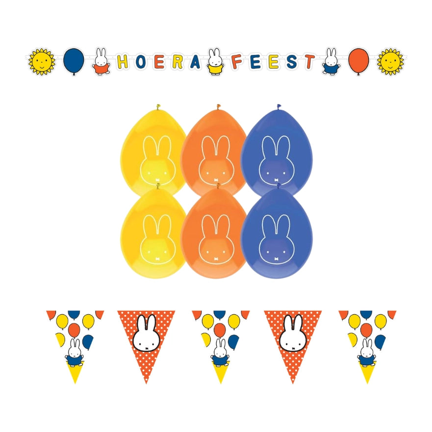 Nijntje Versierings Pakket - Hoera Feest S