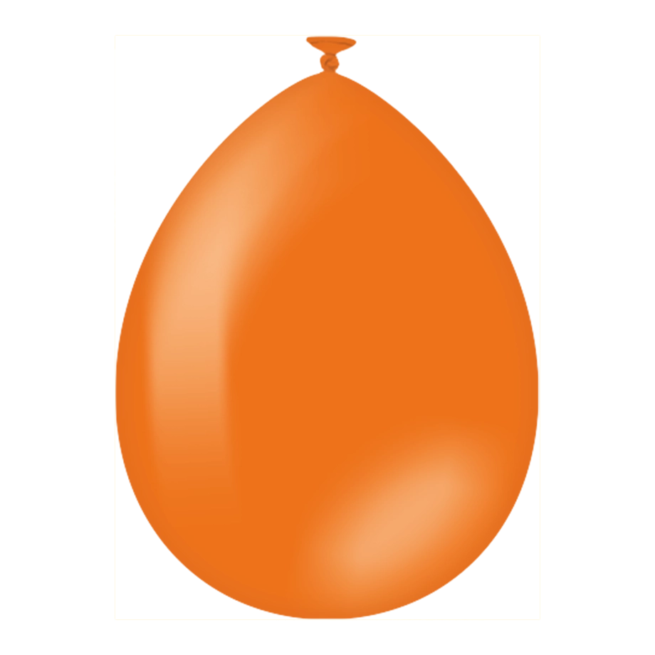 Oranje ballonnen 25 stuks 30cm