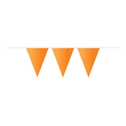 Oranje vlaggenlijn 30 meter (50 vlaggetjes)