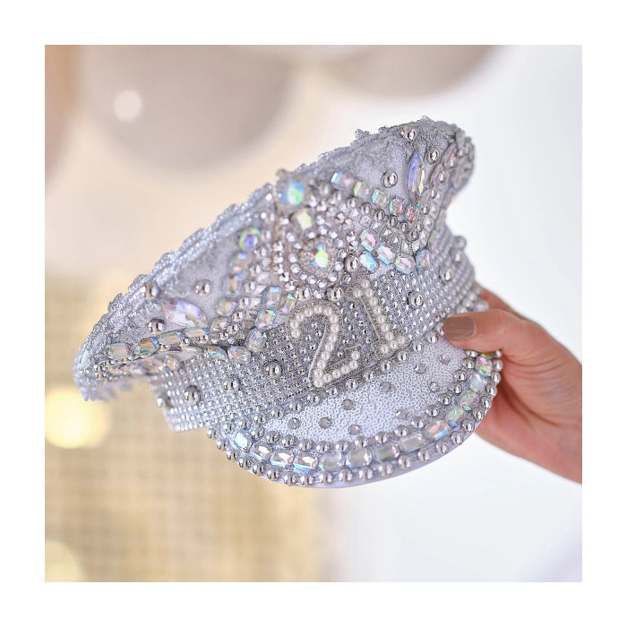 Pailletten hoed 21 jaar