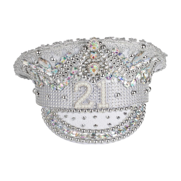 Pailletten hoed 21 jaar