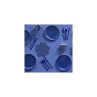 Papieren bekers blauw 8 stuks