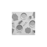 Papieren bekers zilver 8 stuks