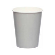 Papieren bekers zilver 8 stuks