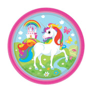 Papieren borden Unicorn 8 stuks