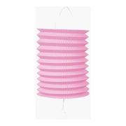 Papieren lampion diameter 16cm baby roze