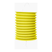 Papieren lampion diameter 16cm geel