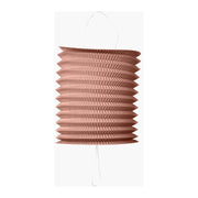 Papieren lampion diameter 16cm metallic rosé goud