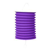Papieren lampion diameter 16cm paars