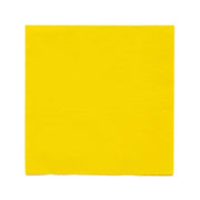 Papieren servetten geel 20 stuks 33x33cm