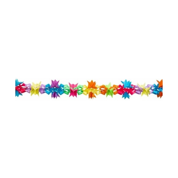 Papieren slinger Bloemen - 6 meter