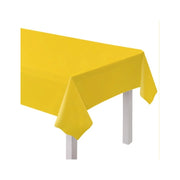 Papieren tafelkleed geel 137x274cm