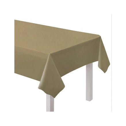 Papieren tafelkleed goud 137x274cm