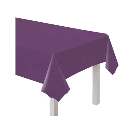 Papieren tafelkleed paars 137x274cm