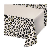 Papieren tafelkleed panter print 137x259cm