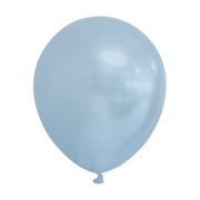 Parel licht blauwe Ballonnen 13cm 100 stuks