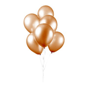 Parel oranje ballonnen 25 stuks 30cm
