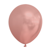 Parel Rosé Gouden Ballonnen 13cm 100 stuks