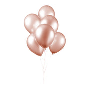 Parel rosé gouden ballonnen 30cm 10 stuks