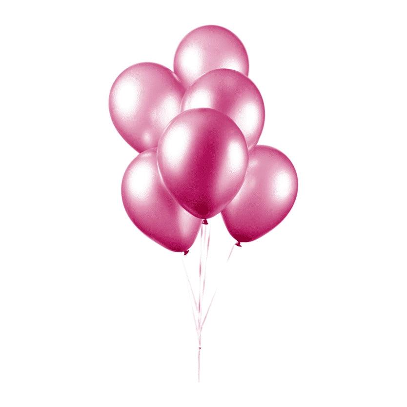 Parel roze ballonnen 30cm 10 stuks