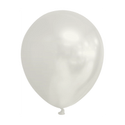 Parel witte Ballonnen 13cm 100 stuks