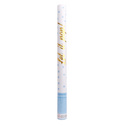 Party popper lichtblauw - 60cm - papier