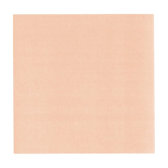 Pastel abrikoos servetten
