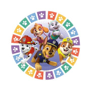 Paw Patrol bordjes 23cm 8 stuks
