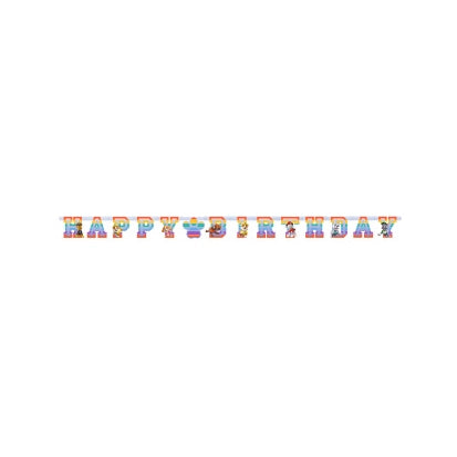 Paw Patrol papieren Happy Birthday letterslinger 180cm