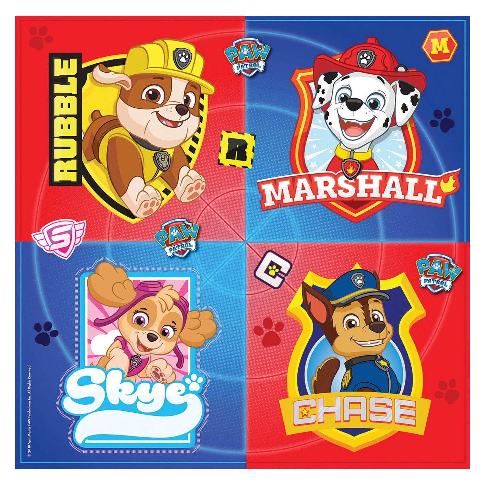 Paw Patrol papieren servetten
