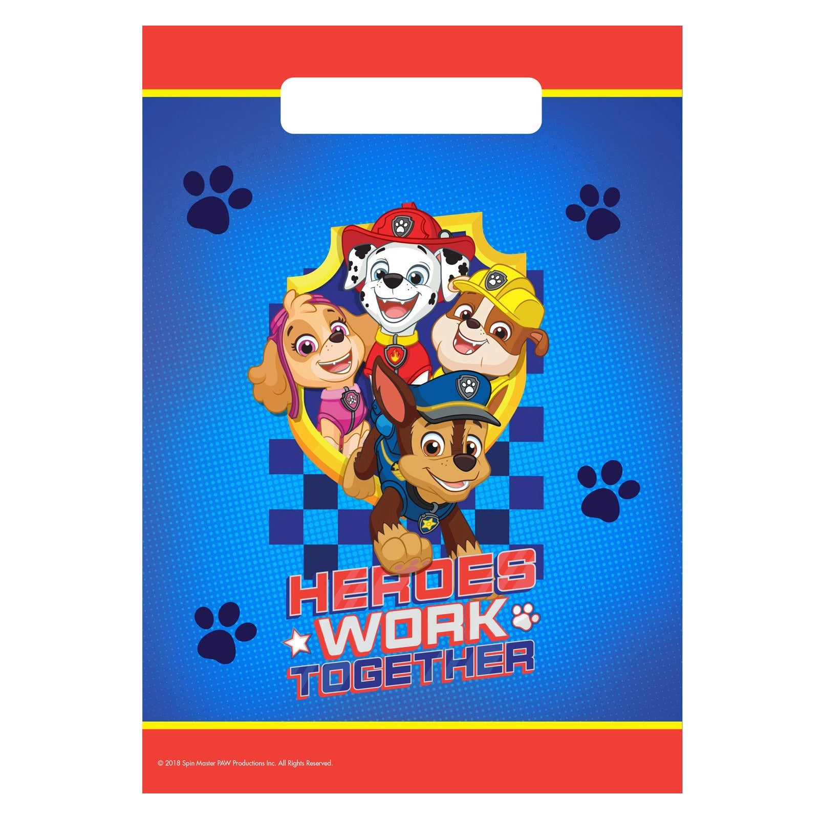 Paw Patrol uitdeelzakjes 8 stuks