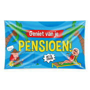 Pensioen Cartoon - Gevelvlag