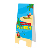 Pensioen Cartoon - Warningsign