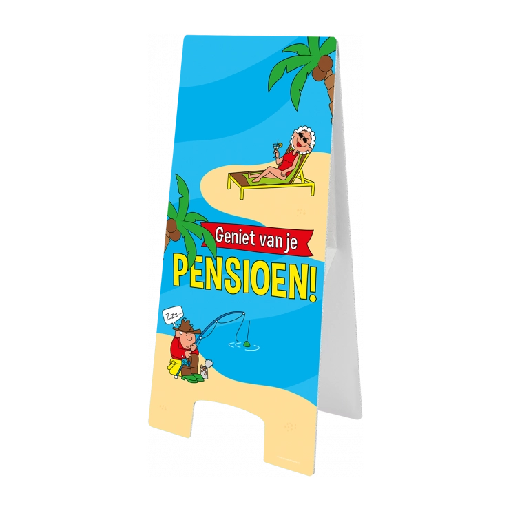 Pensioen Cartoon - Warningsign