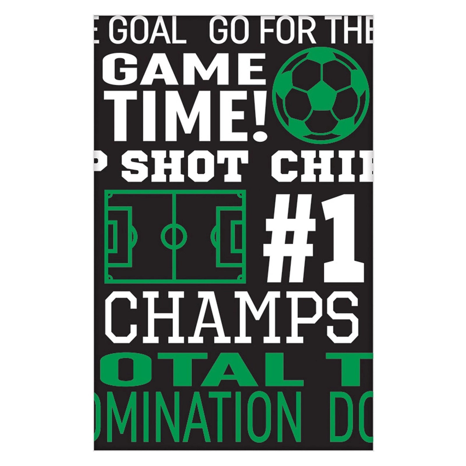 Plastic Tafelkleed Goal Getter 137x259cm