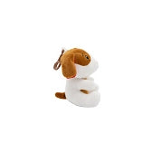 Pluche hond ballongewicht 2-in-1 – 11 cm – voor 20 ballonnen